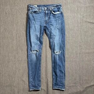 Levi's distressed blue jeans - 34x32 #denim